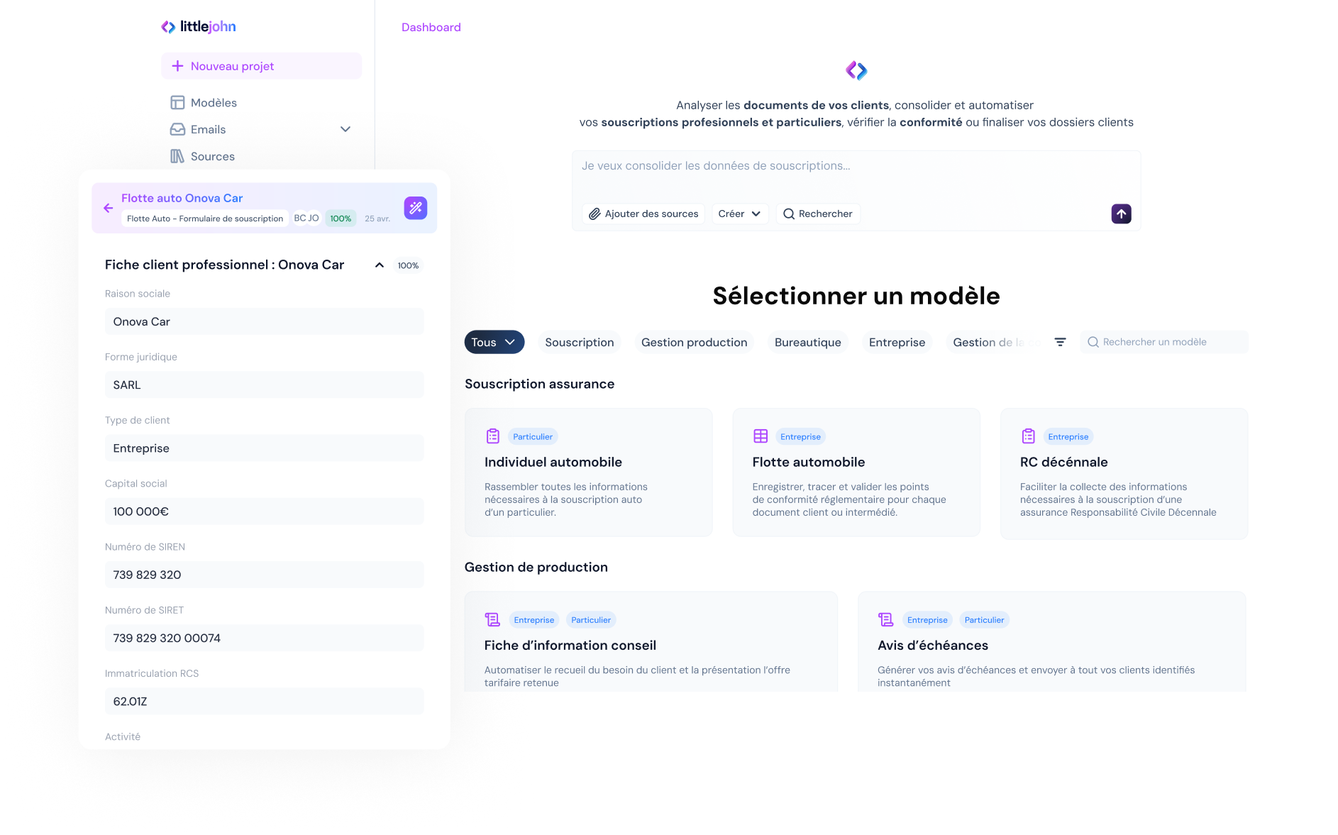 Présentation des modèles et de l'extension